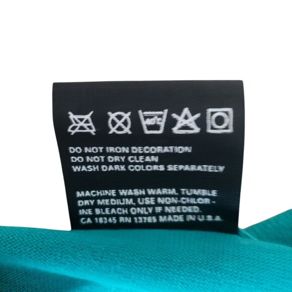 Vintage 90s Louisiana State Flower Magnolia Graphic Tee Size L Single Stitch - Picture 6 of 9